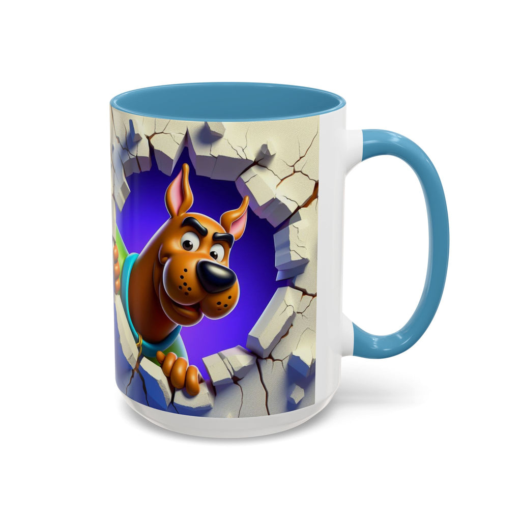 Scooby-Doo "Breaking Through" Accent Coffee Mug (11/15 oz)