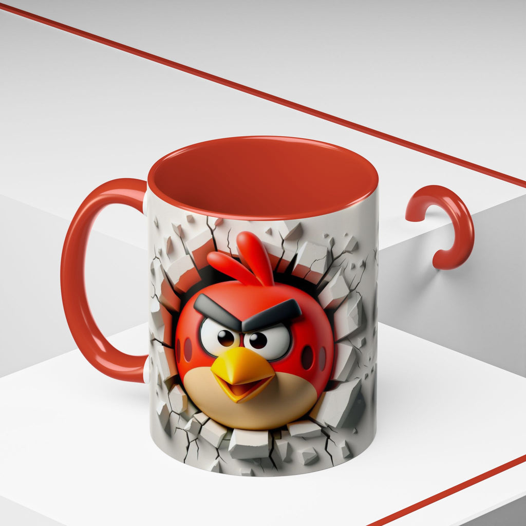 Angry Bird "Break Through" Accent Coffee Mug (11/15oz)