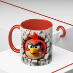 Angry Bird "Break Through" Accent Coffee Mug (11/15oz)