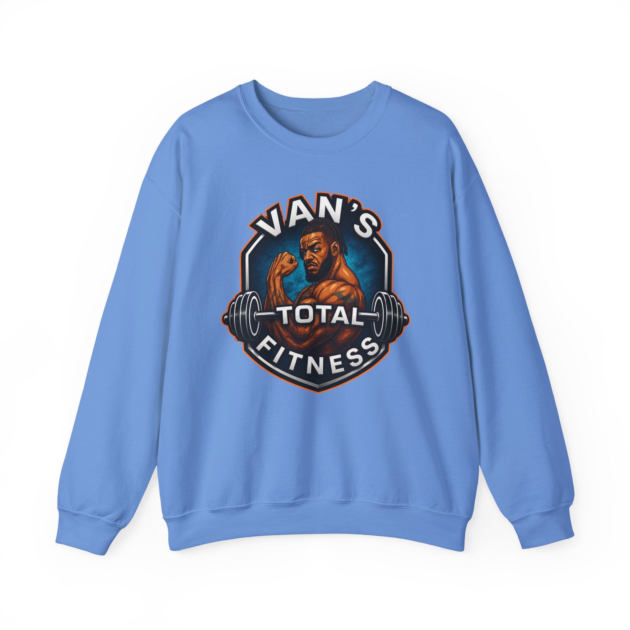 Van's Total Fitness Crewneck Sweatshirt — Gym Logo Pullover for Van's Total Fitness Fans
