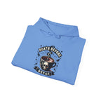 "Death Before Decaf" Coffee Skull Graphic Hoodie