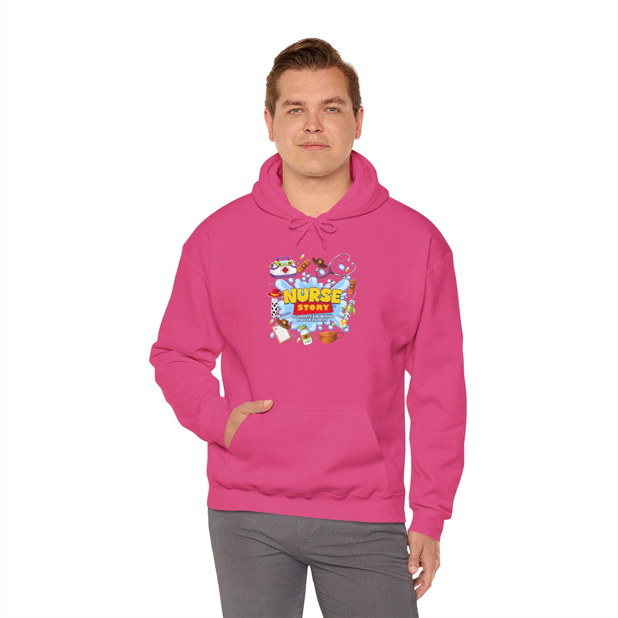 Nurse Story Hoodie – Cute 'Nurse Story' Medical Team Pullover