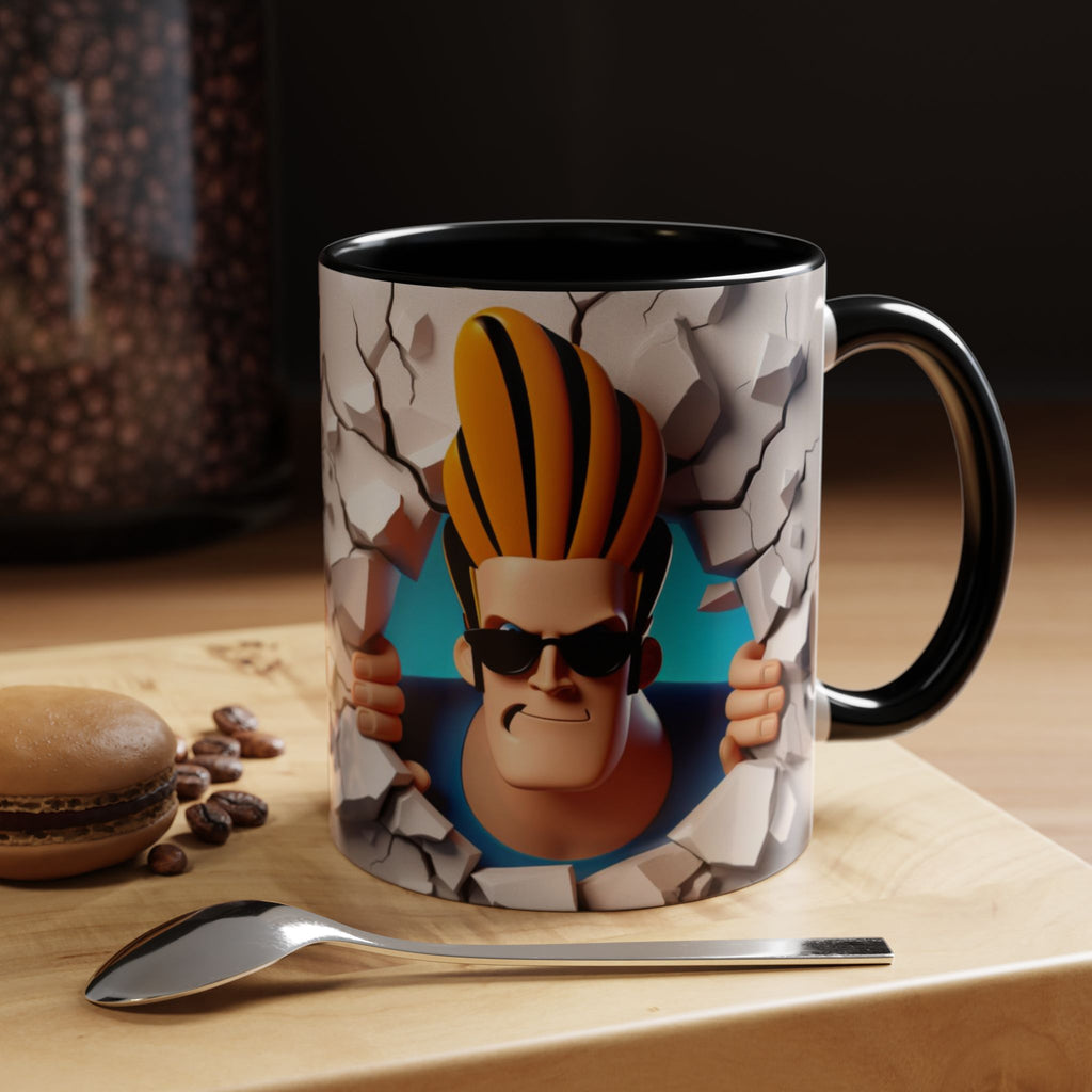 Johnny Bravo Breakthrough Coffee Mug (11oz & 15oz)