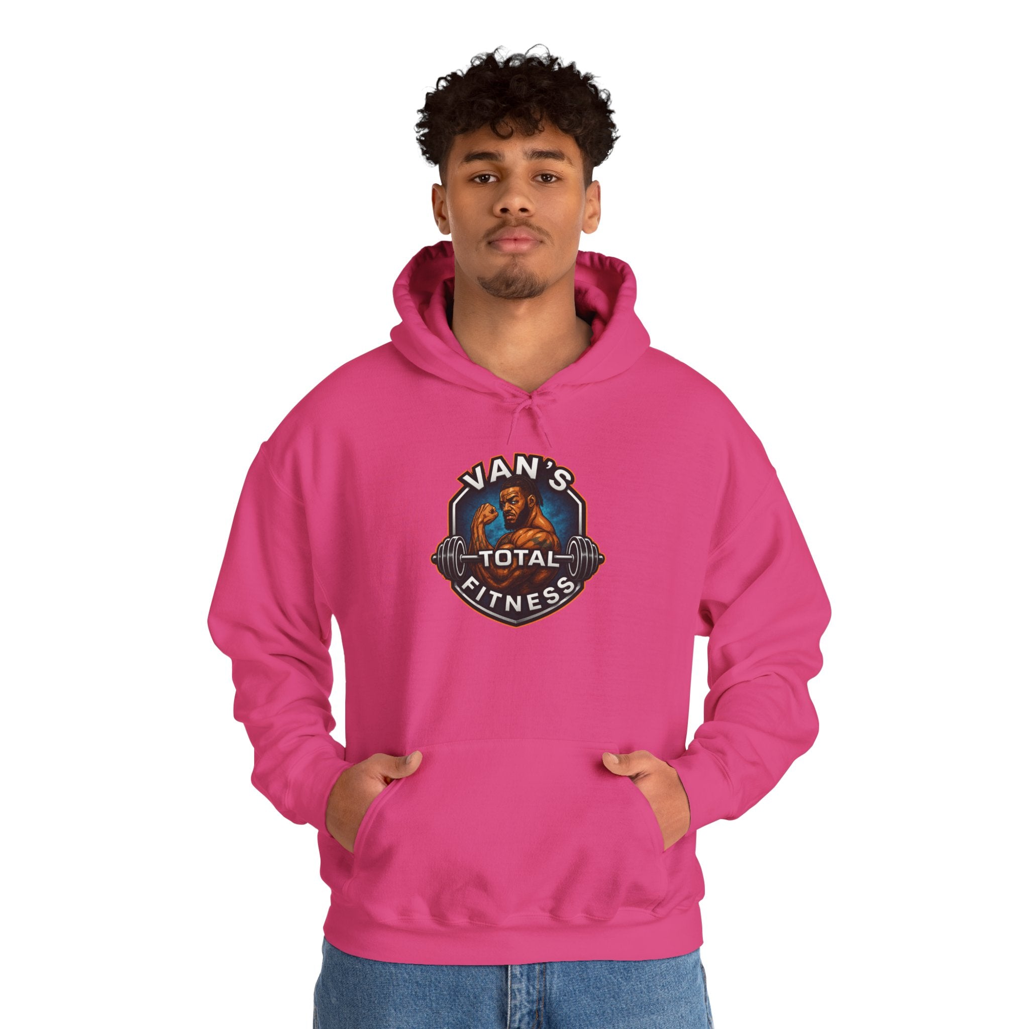 Van's Total Fitness Hoodie — Gym Logo Pullover for Trainers & Athletes