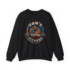 Van's Total Fitness Crewneck Sweatshirt — Gym Logo Pullover for Van's Total Fitness Fans