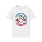 I Don’t Struggle I Shine Unicorn T-Shirt — Cute Rainbow Weightlifting Motivational Tee