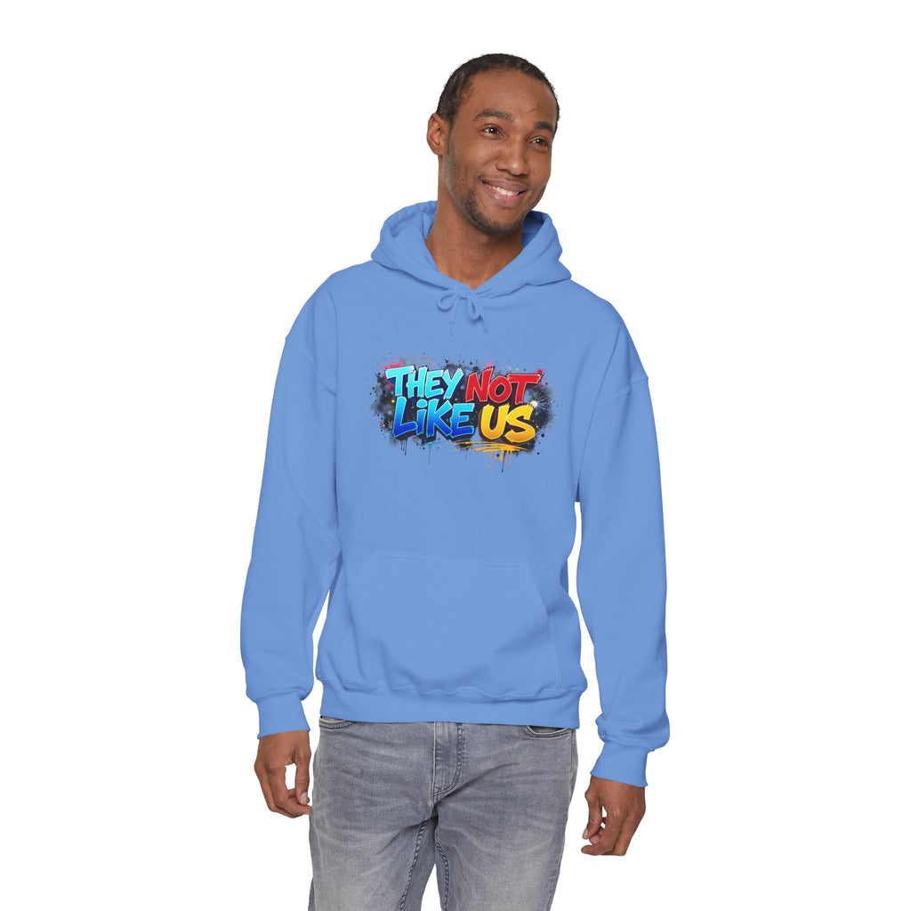 They Not Like Us Hoodie – Graffiti Streetwear Pullover Hoodie