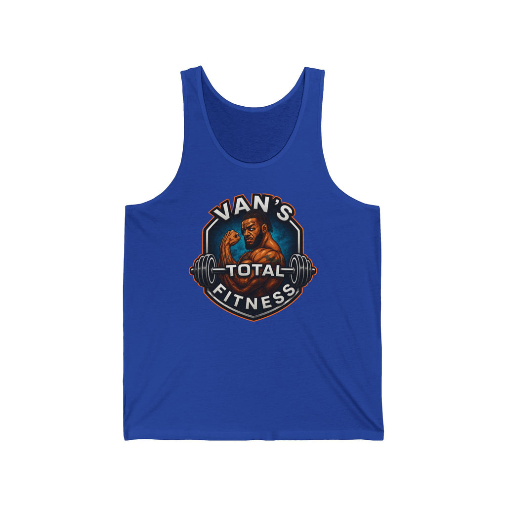 Van's Total Fitness Tank Top — Gym Workout Muscle Tank