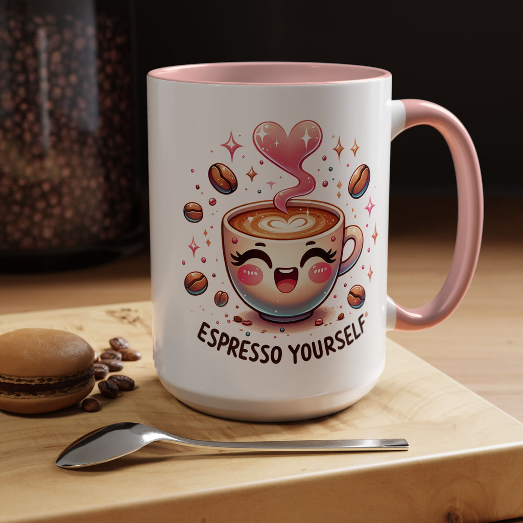 Espresso Yourself Coffee Mug — Cute Kawaii Cup Accent Mug (11/15oz)