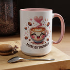 Espresso Yourself Coffee Mug — Cute Kawaii Cup Accent Mug (11/15oz)