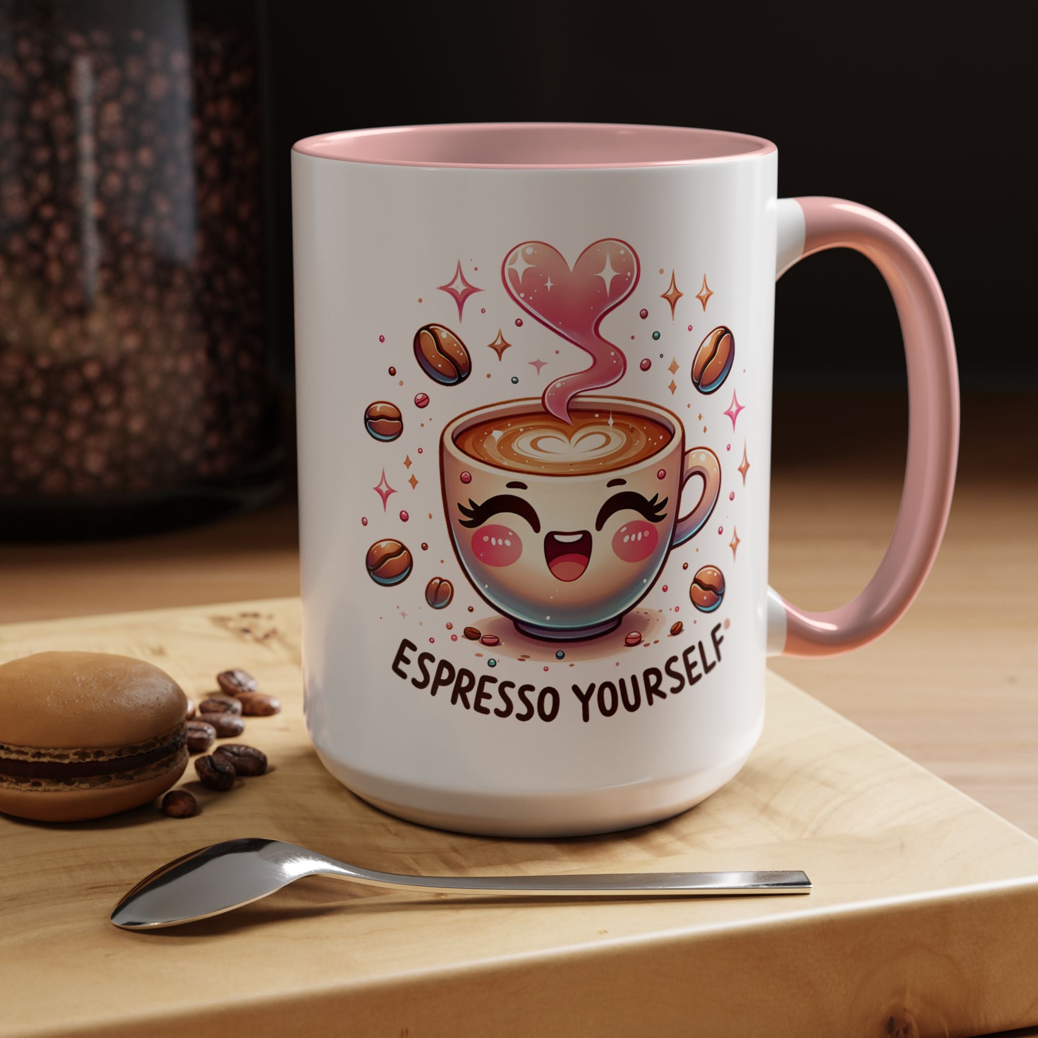 Espresso Yourself Coffee Mug — Cute Kawaii Cup Accent Mug (11/15oz)