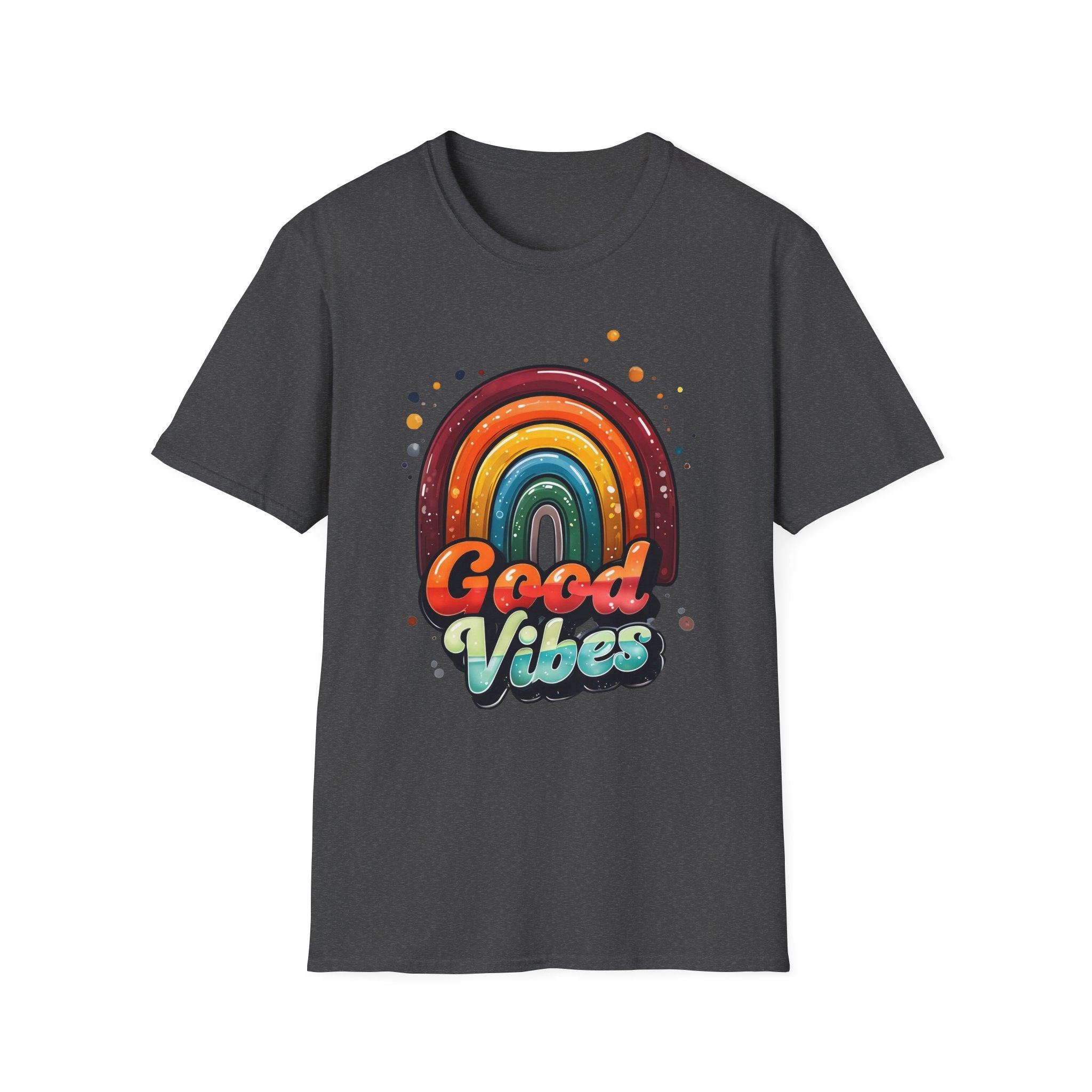 Good Vibes Retro Rainbow T-Shirt
