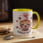Espresso Yourself Coffee Mug — Cute Kawaii Cup Accent Mug (11/15oz)