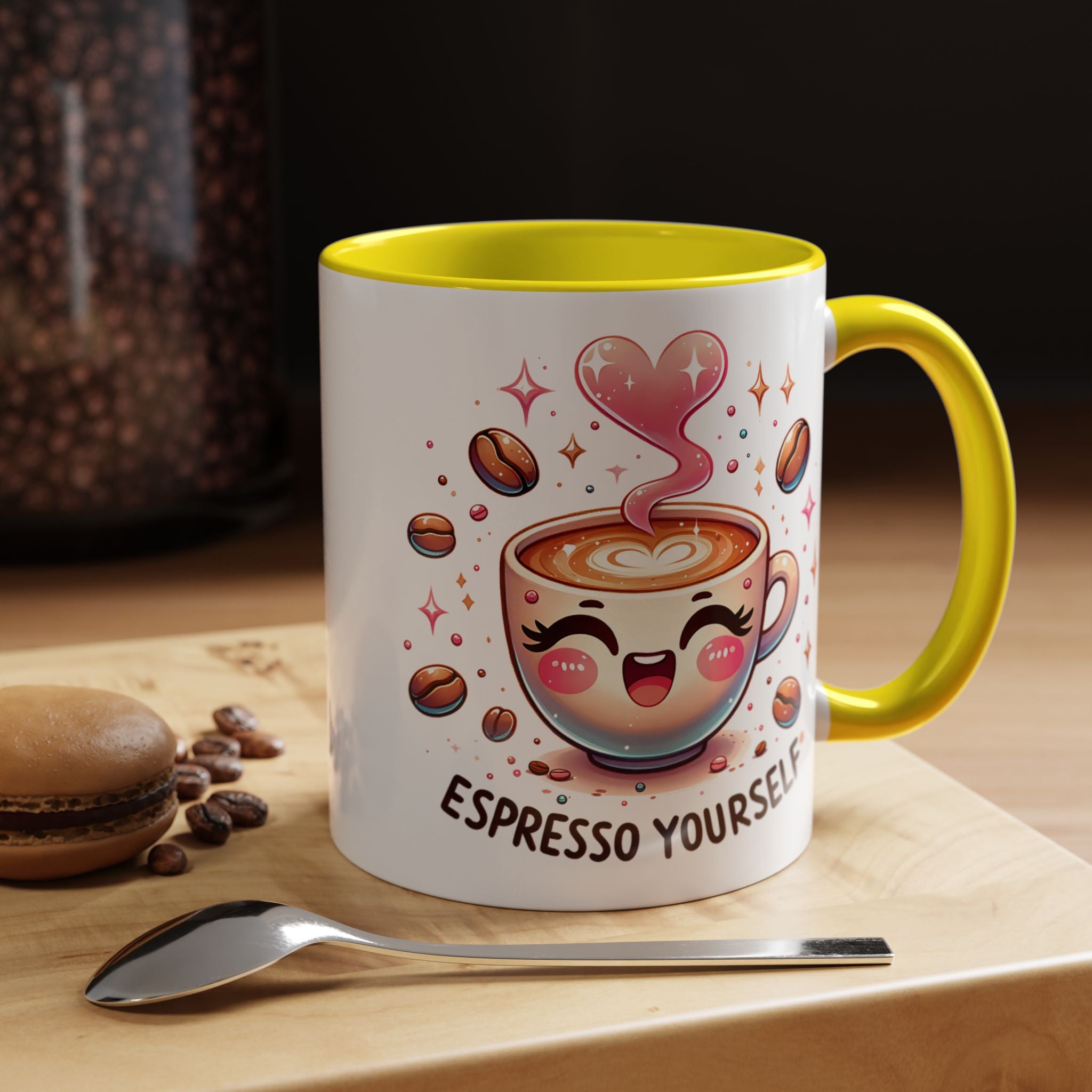 Espresso Yourself Coffee Mug — Cute Kawaii Cup Accent Mug (11/15oz)