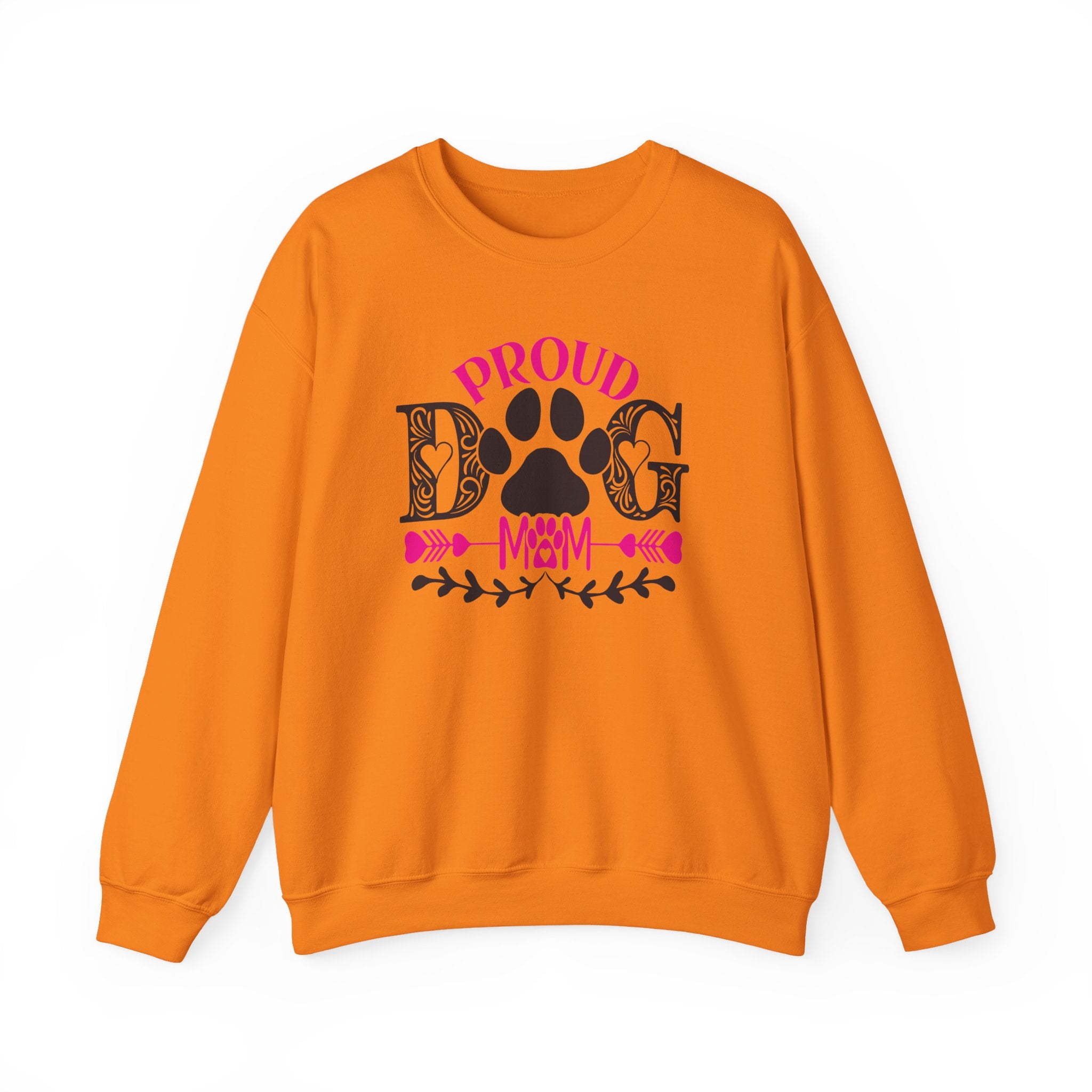 Proud Dog Mom Sweatshirt — Paw Print Crewneck for Dog Lovers