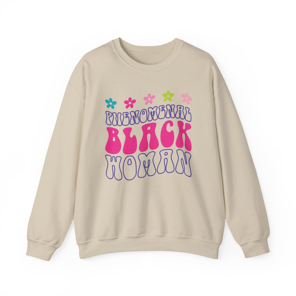 Retro "Phenomenal Black Woman" Crewneck Sweatshirt