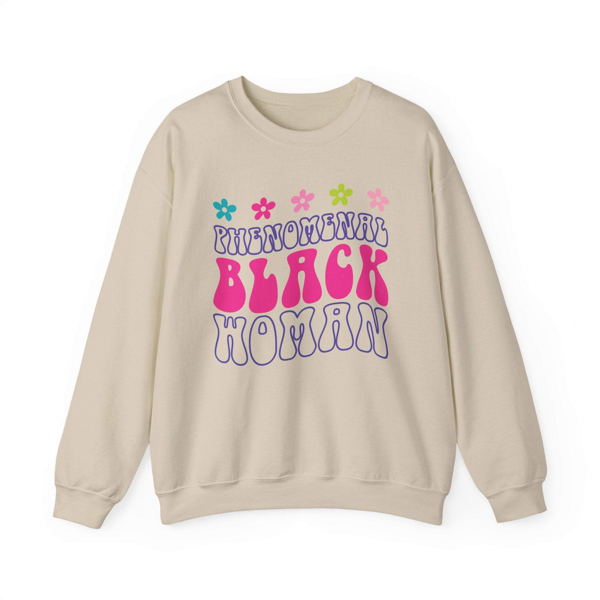 Retro "Phenomenal Black Woman" Crewneck Sweatshirt