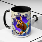 Scooby-Doo "Breaking Through" Accent Coffee Mug (11/15 oz)