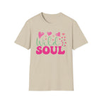 Wild Soul T-Shirt — Pink & Green Heart Graphic Tee