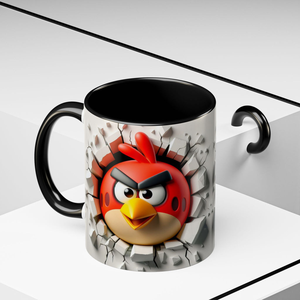 Angry Bird "Break Through" Accent Coffee Mug (11/15oz)