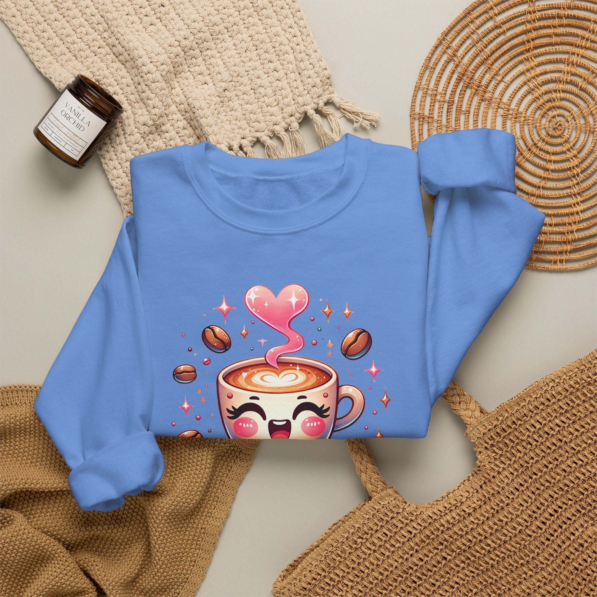 Espresso Yourself Cute Coffee Crewneck Sweatshirt