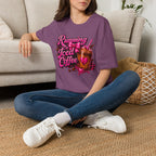 Running on Iced Coffee T-Shirt — Cute Pink Coffee Graphic Tee