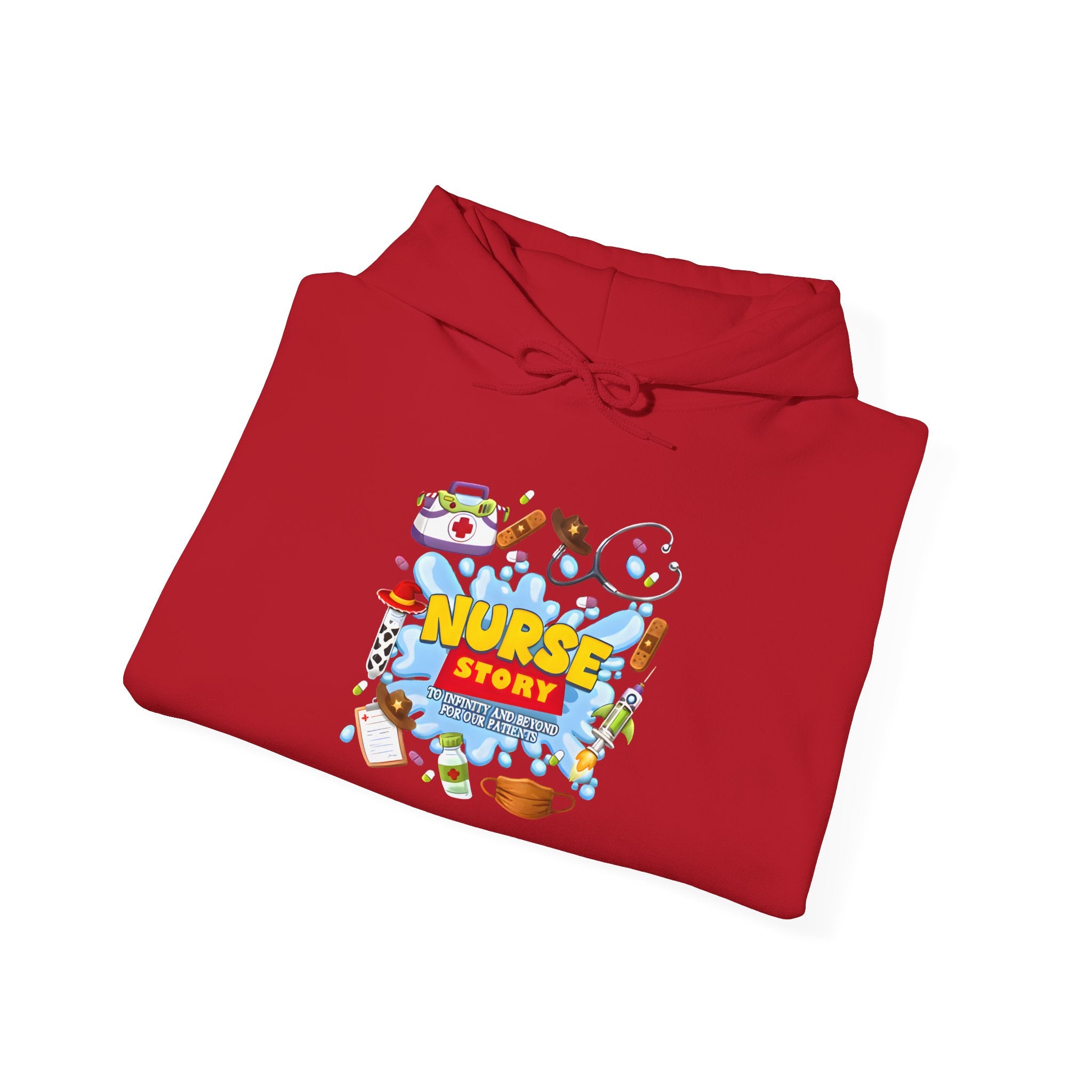 Nurse Story Hoodie – Cute 'Nurse Story' Medical Team Pullover