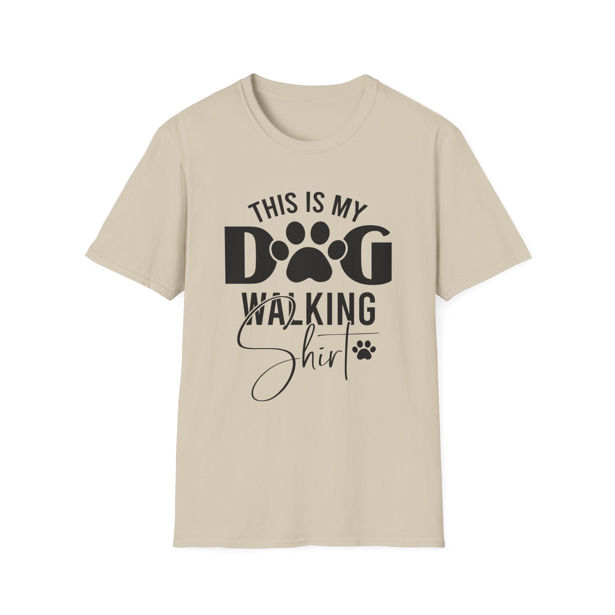 Dog Walking T-Shirt — "This Is My Dog Walking Shirt" Pet Lover Tee