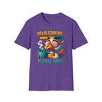 T-Shirt — ‘Brain Loading... Please Wait’ Funny Exhausted Coffee Tee