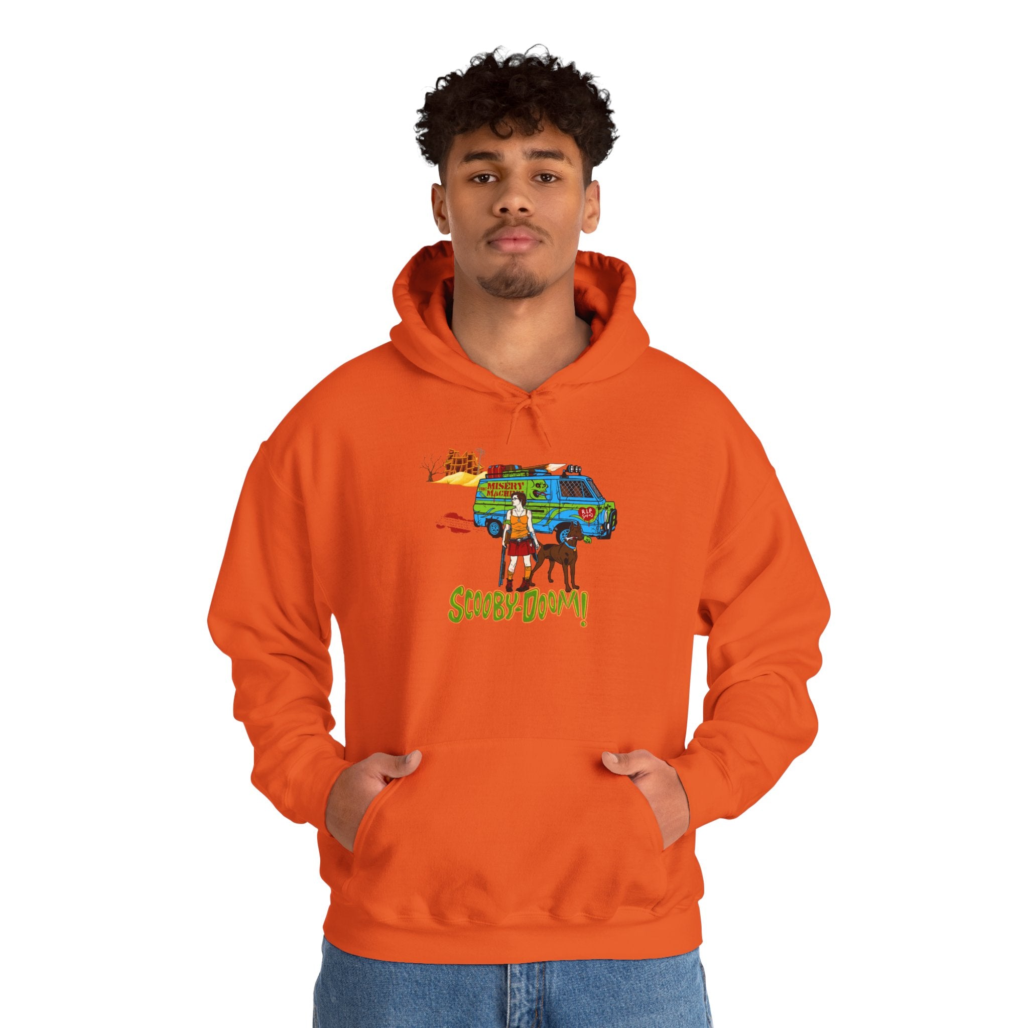 Scooby-Doom Hoodie — Retro Mystery Machine Graphic Hoodie