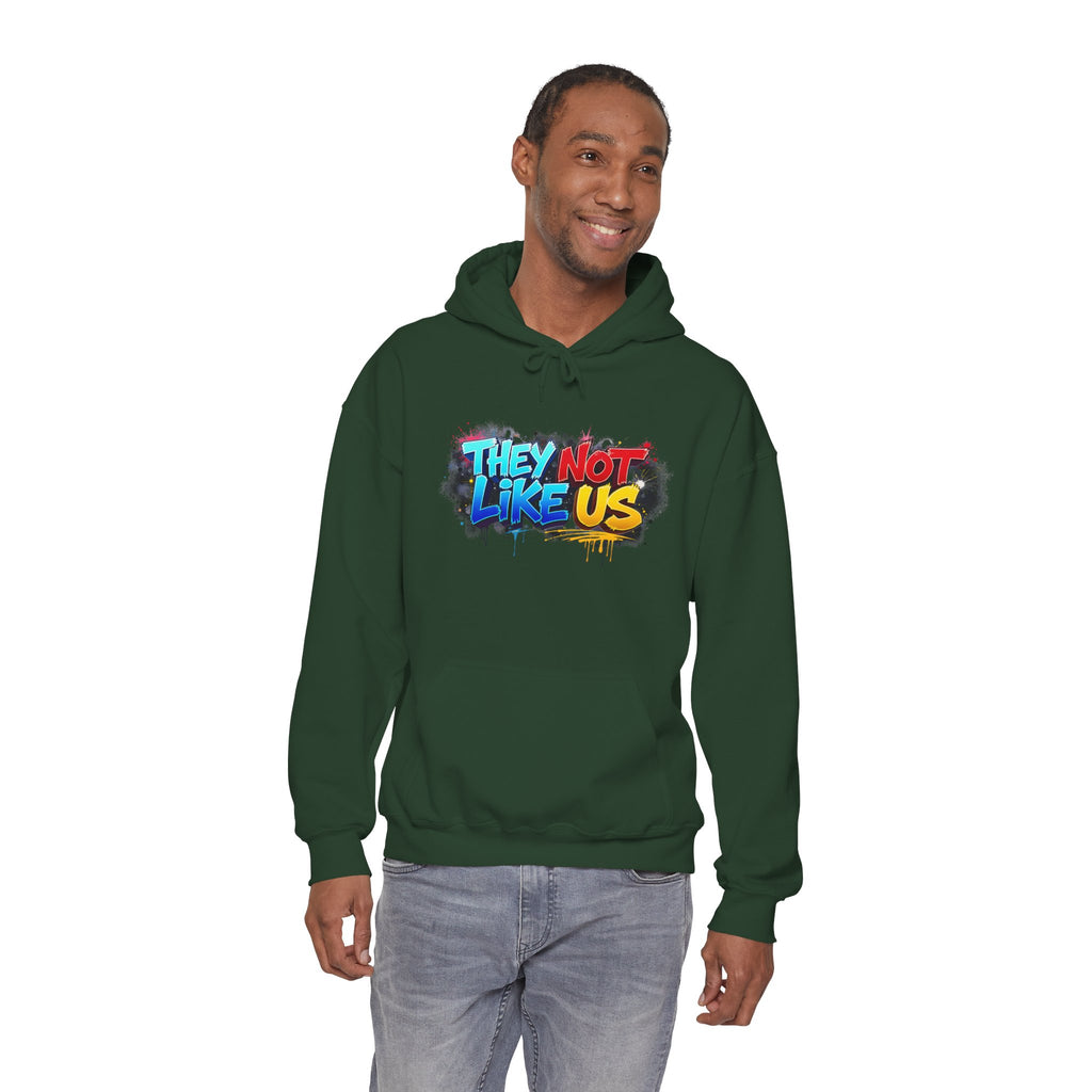 They Not Like Us Hoodie – Graffiti Streetwear Pullover Hoodie