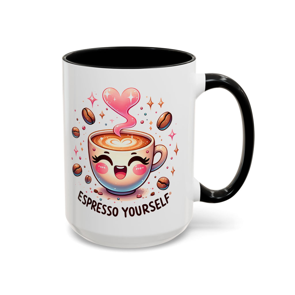 Espresso Yourself Coffee Mug — Cute Kawaii Cup Accent Mug (11/15oz)