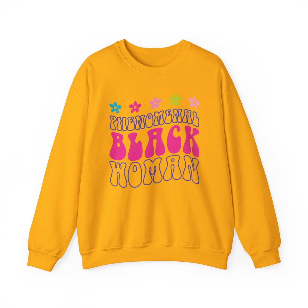 Retro "Phenomenal Black Woman" Crewneck Sweatshirt