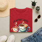 Coffee T-Shirt — "Life Without Coffee is Depresso" Cute Sad Coffee Tee