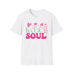 Wild Soul T-Shirt — Pink & Green Heart Graphic Tee