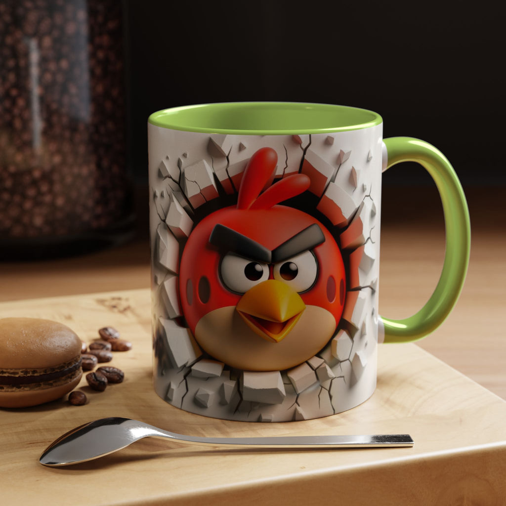 Angry Bird "Break Through" Accent Coffee Mug (11/15oz)
