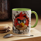 Angry Bird "Break Through" Accent Coffee Mug (11/15oz)