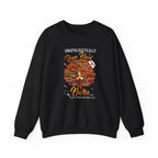 Unapologetically Dope Black Nurse Crewneck Sweatshirt – Brown Afro Nurse Stethoscope Design