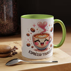 Espresso Yourself Coffee Mug — Cute Kawaii Cup Accent Mug (11/15oz)
