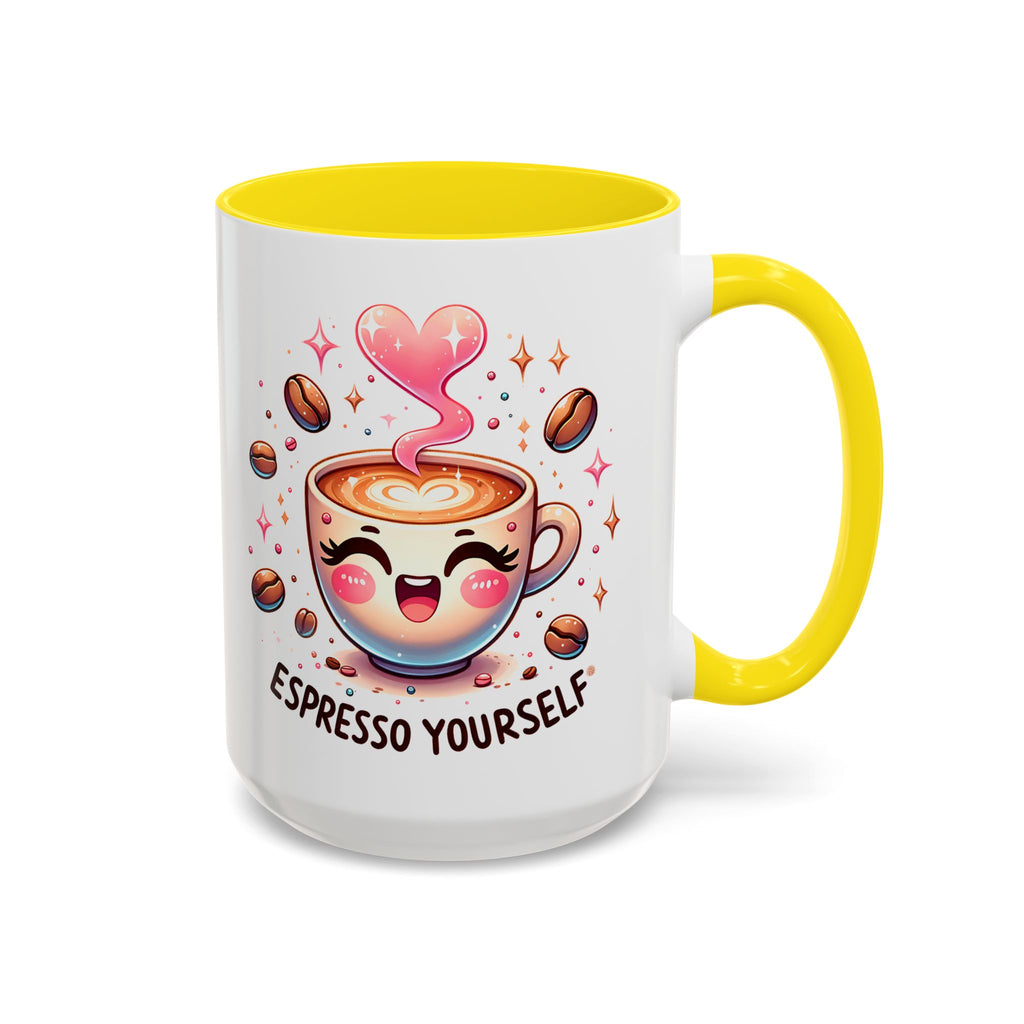 Espresso Yourself Coffee Mug — Cute Kawaii Cup Accent Mug (11/15oz)