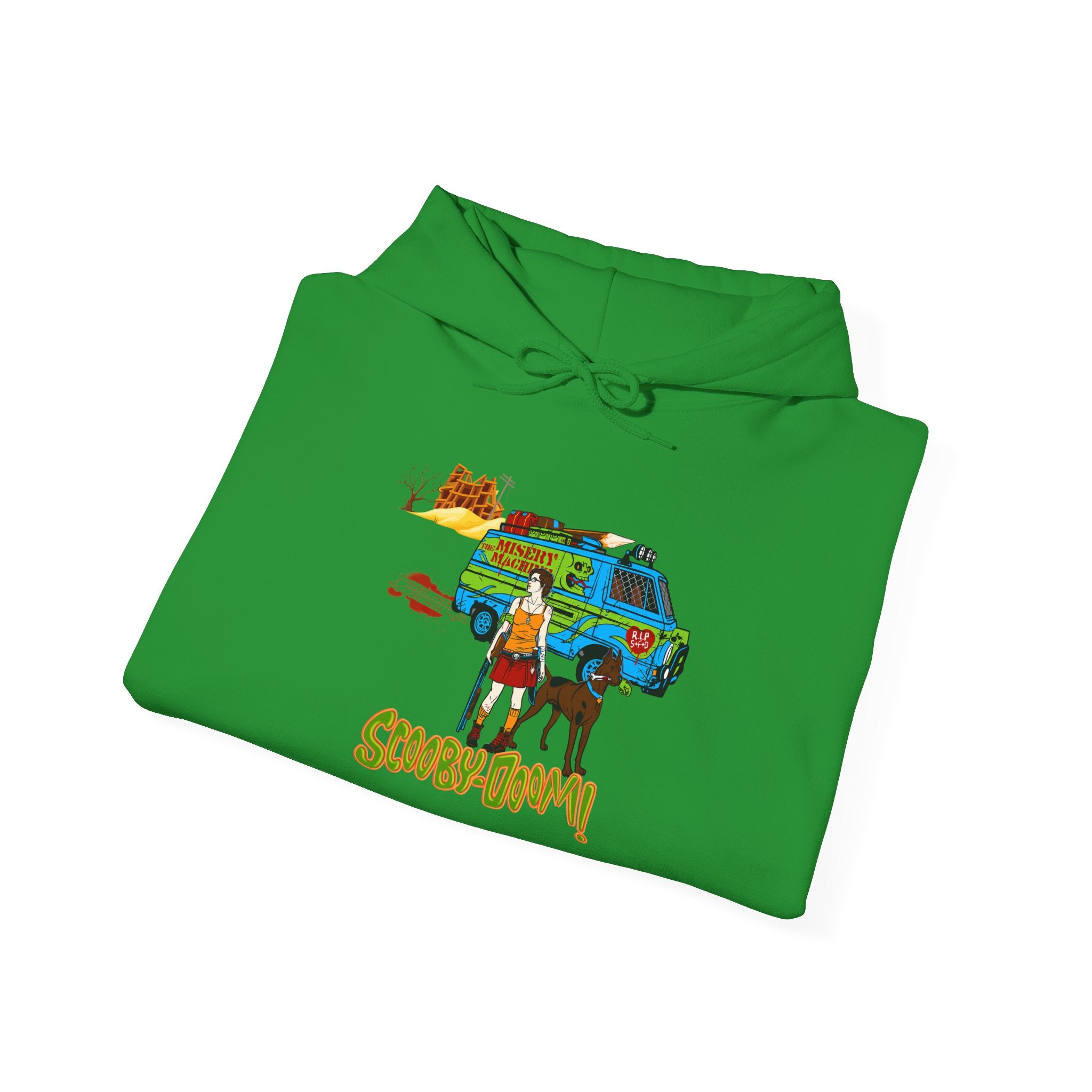 Scooby-Doom Hoodie — Retro Mystery Machine Graphic Hoodie