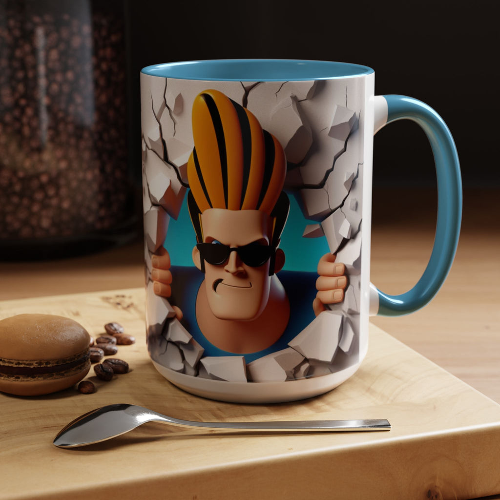 Johnny Bravo Breakthrough Coffee Mug (11oz & 15oz)