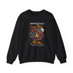 Dope Black Nurse Crewneck Sweatshirt – "Nurse Living Her Best Life" Graphic Black Afro