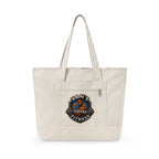 Fitness Logo Canvas Tote Bag — "Van's Total Fitness" Zippered Beach & Gym Tote
