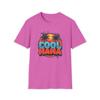 Cool Mama T-Shirt — Retro Palm Sunset Graphic Tee for Moms