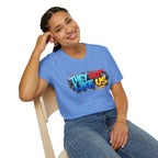 They Not Like Us T-Shirt — Bold Graffiti Statement Tee