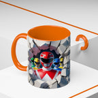 Power Rangers Coffee Mug — Retro Superhero Team Design (11/15 oz)