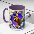 Scooby-Doo "Breaking Through" Accent Coffee Mug (11/15 oz)