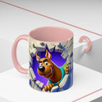 Scooby-Doo "Breaking Through" Accent Coffee Mug (11/15 oz)