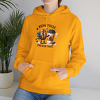 Coffee Hoodie — "Bean There, Brewed That" Cute Coffee Bean Pullover